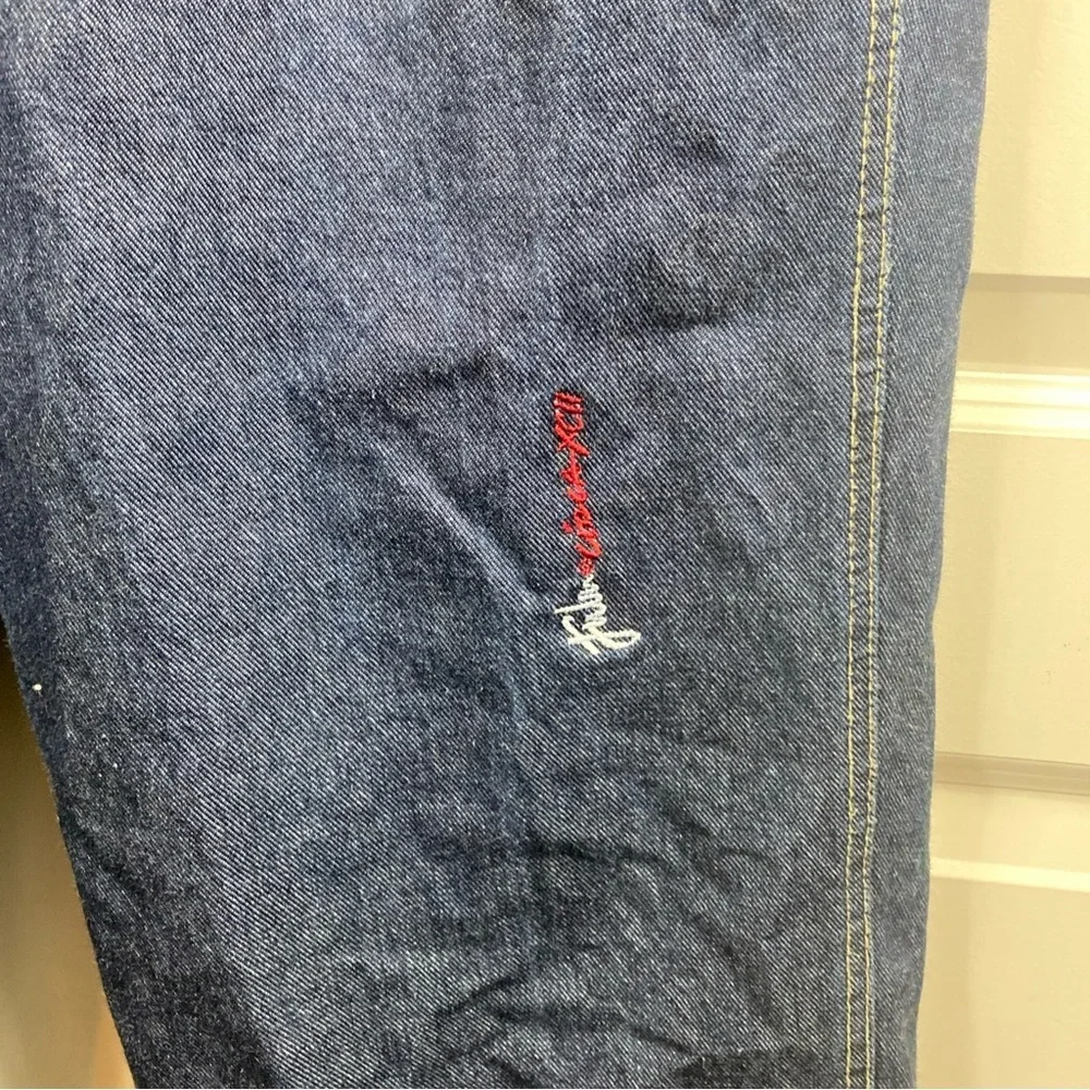 FUBU THE COLLECTION- Mens 36x34 Jeans Patchwork Baggy Wide Grunge Street